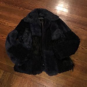 Faux fur jacket from Warehouse